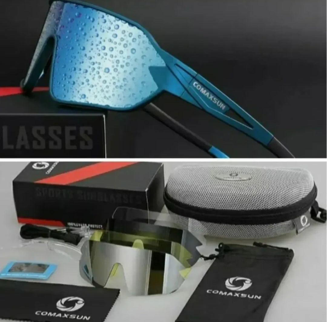 Gafa Polarizada con 5 lentes y accesorios -Unisex-