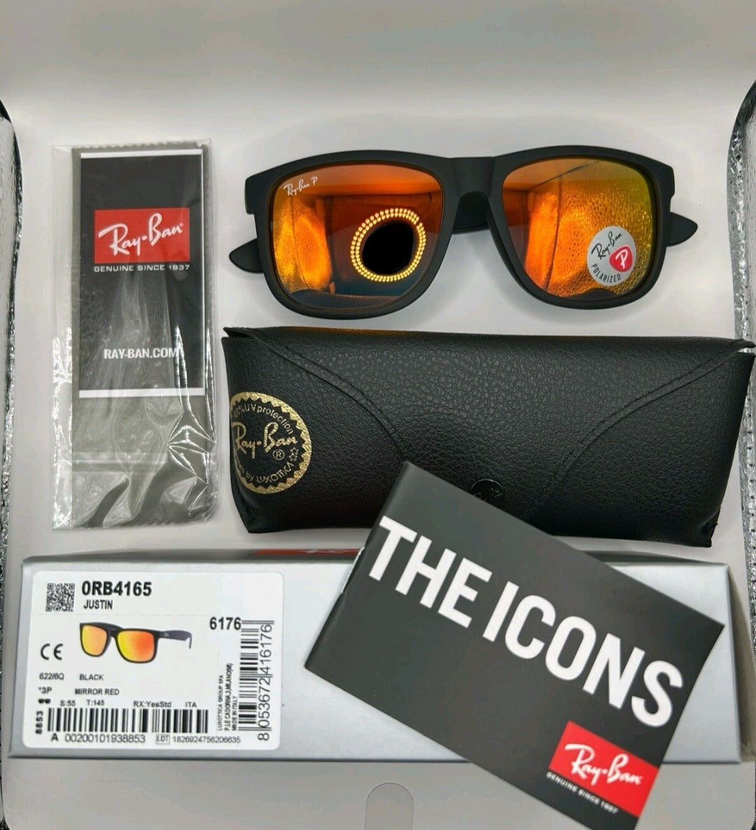 RayBan Justin 54 mm - Polarizada - Unisex