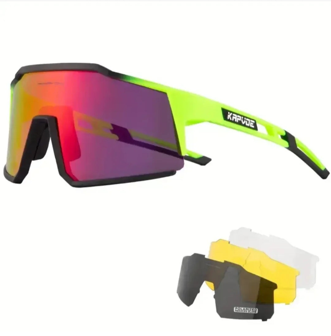 Gafa Polarizada con 4 lentes y accesorios -Unisex-