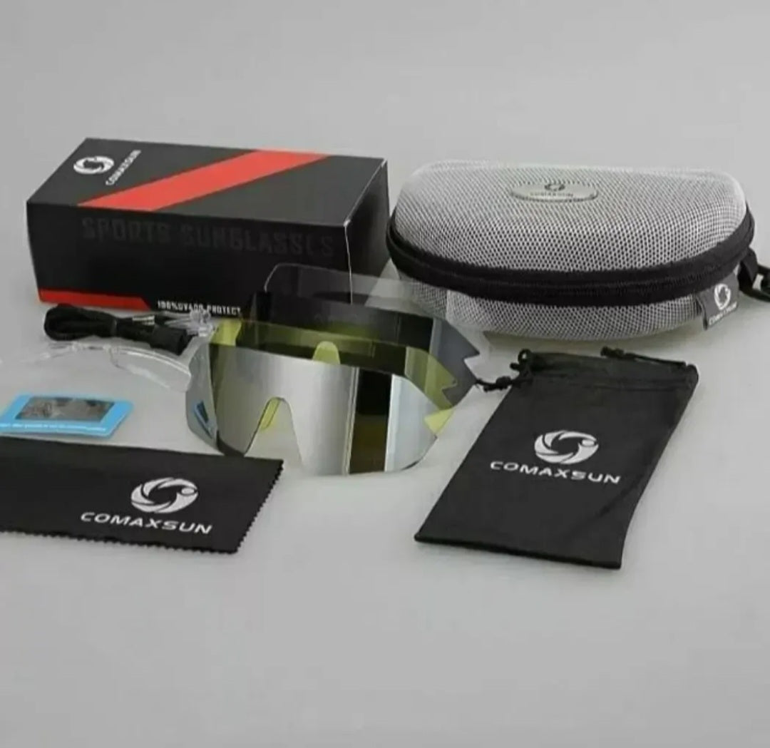 Gafa Polarizada con 5 lentes y accesorios -Unisex-