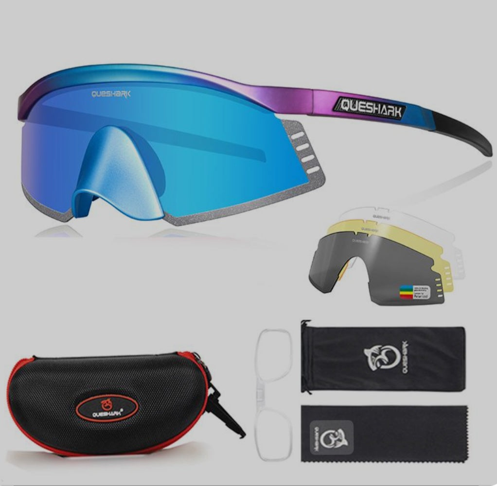 Gafa Polarizada con 4 lentes y accesorios -Unisex-