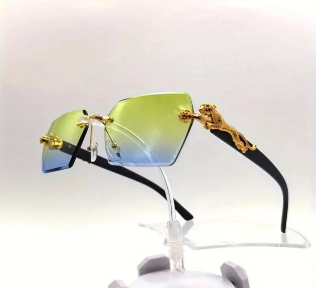 Gafa estilo Cartier -Unisex- Lente tornasol degradado